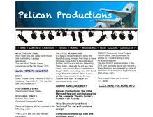 Tablet Screenshot of pelicanproductions.com.au